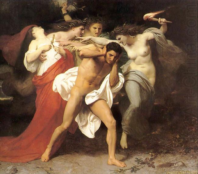 The Remorse of Orestes or Orestes Pursued by the Furies, William-Adolphe Bouguereau